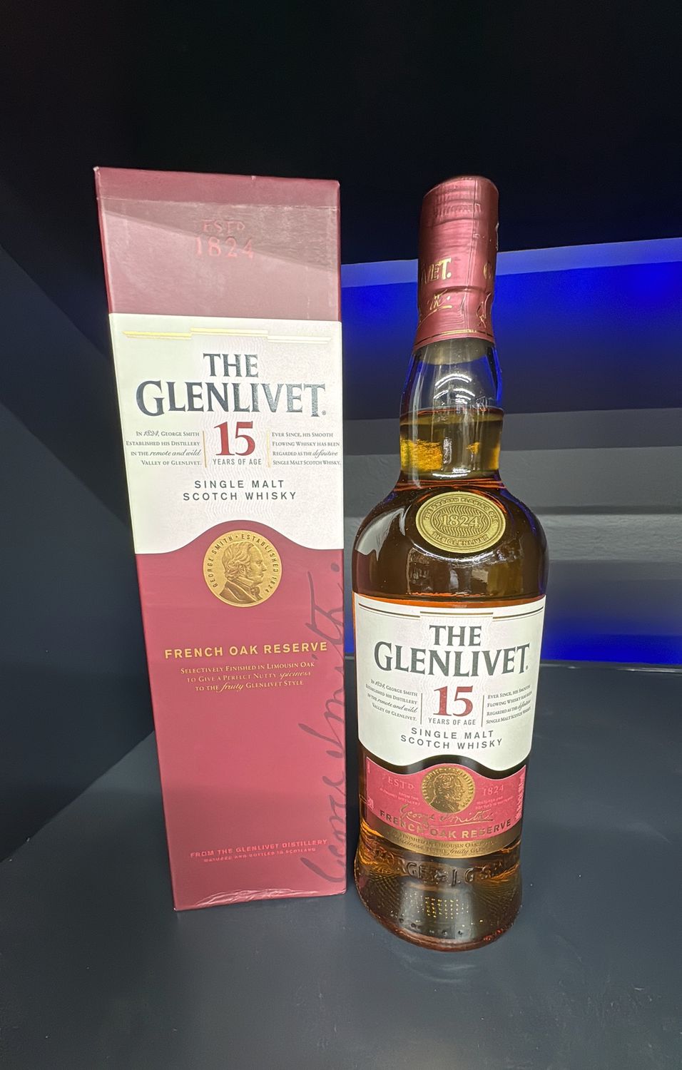 GLENLIVET 15YR FRENCH OAK 750ML