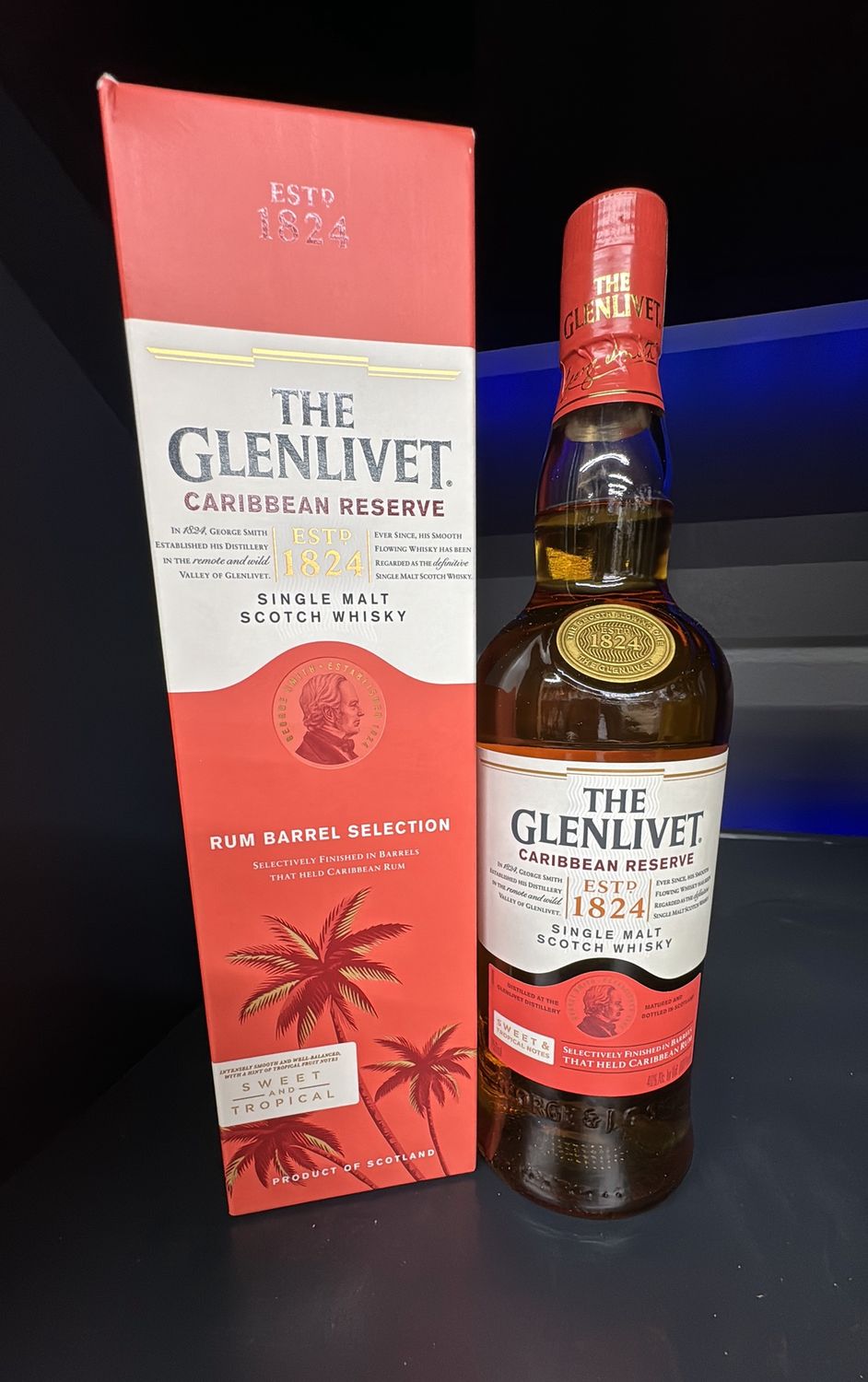 GLENLIVET CARIBBEAN 750ML