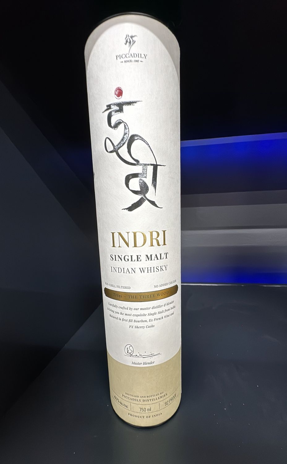 INDRI SINGLE MALT INDIAN WHISKY 750ML