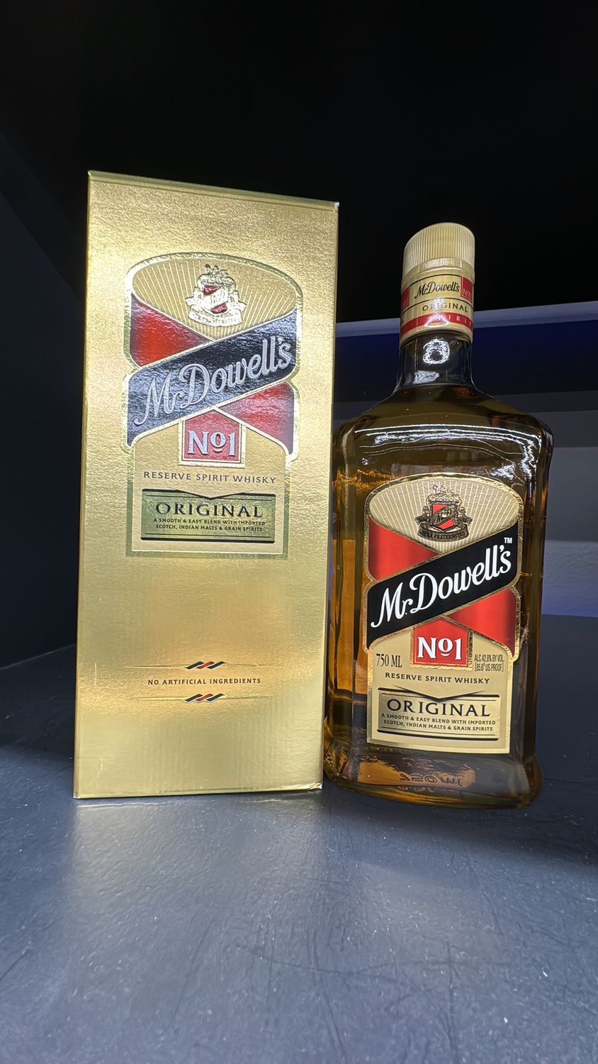 MC DOWELLS WHK 750ML