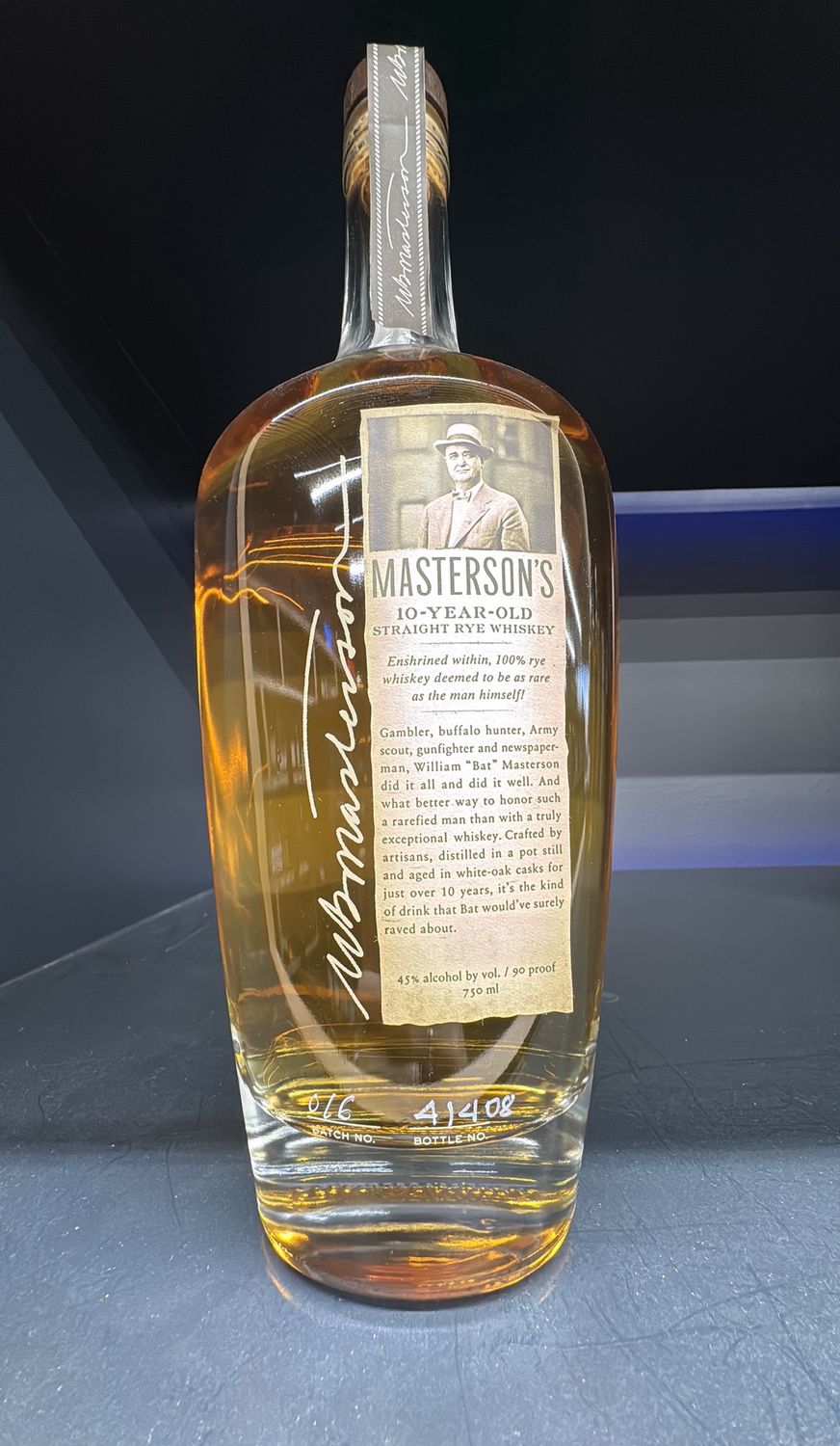 MASTERSONS RYE 10YR 750ML