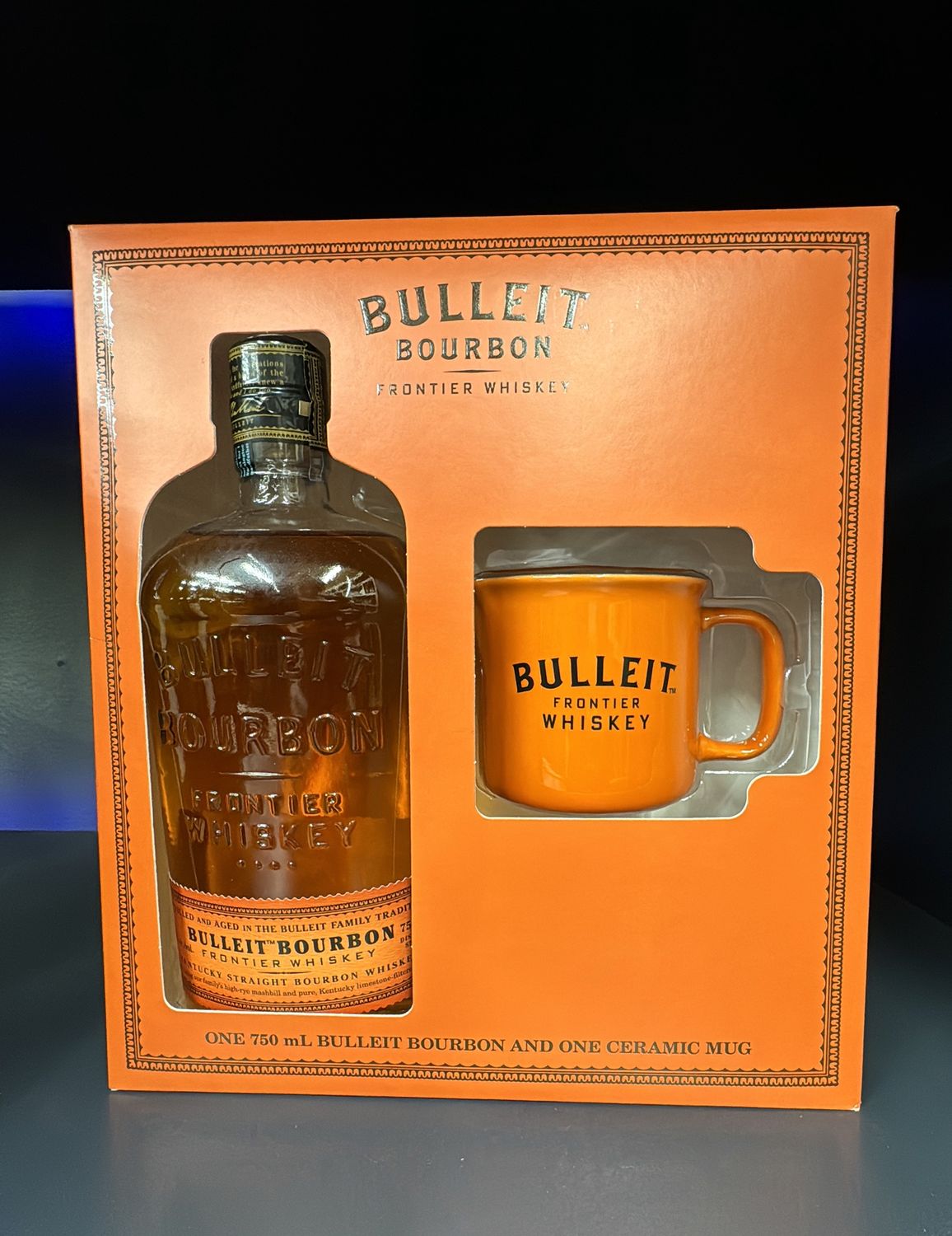 BULLEIT GIFT SET 750ML