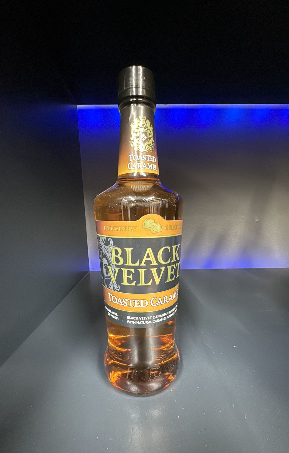 BLACK VELVET TOASTED CARAM 750ML