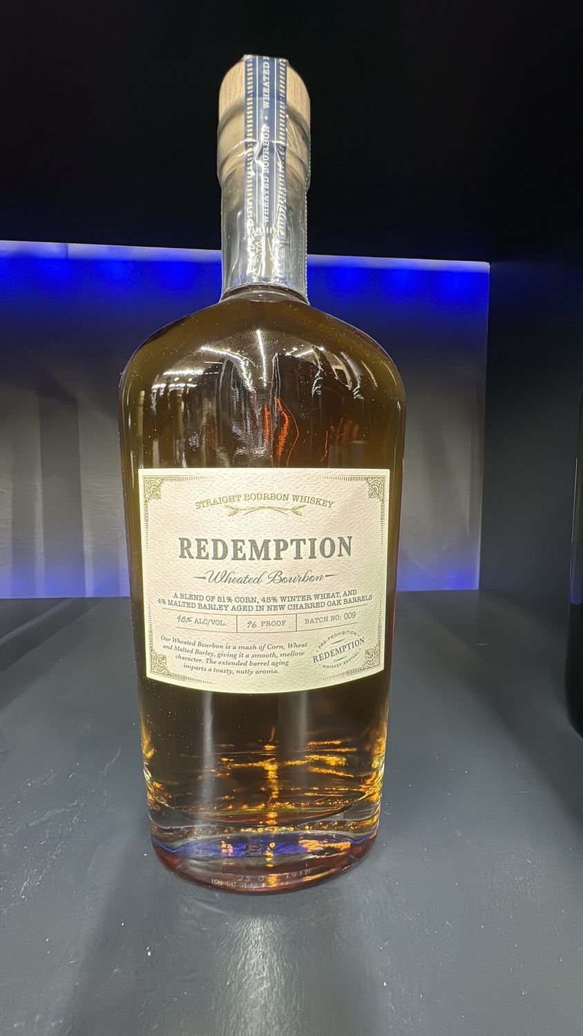 REDEMPTION WHEATED BOURBON 750ML
