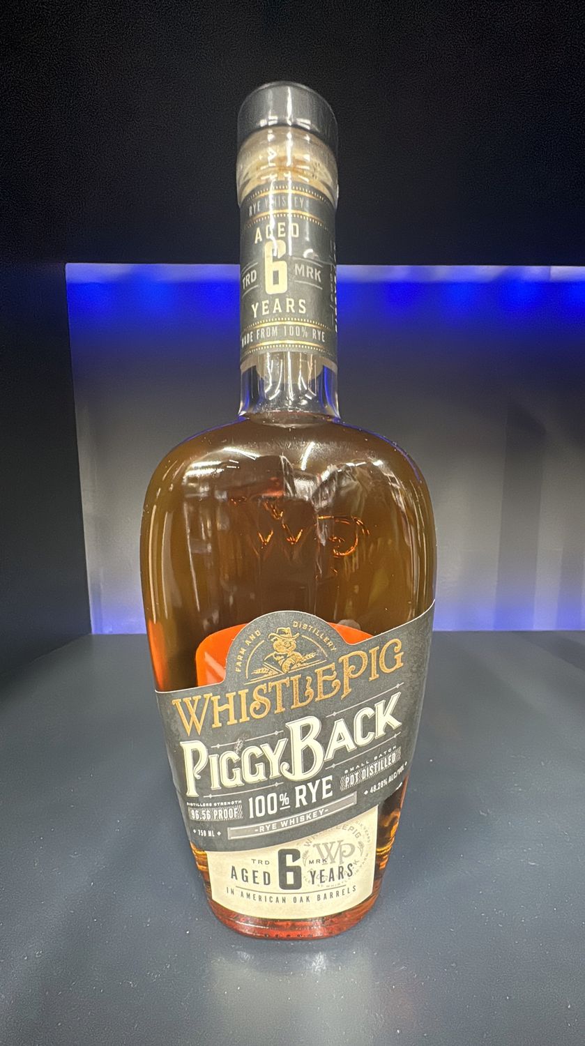 WHISTLEPIG RYE PIGGYBACK 6YR 750ML