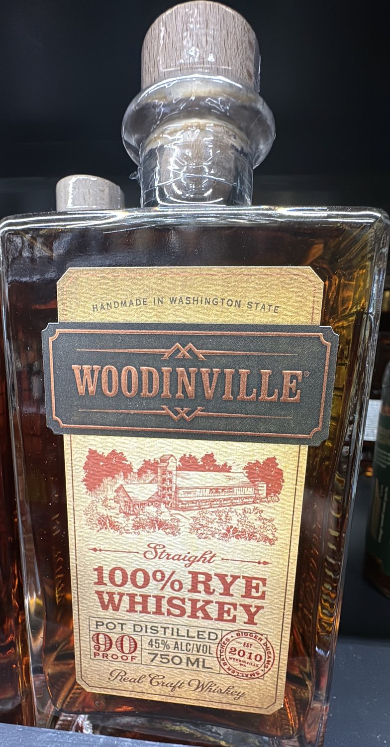 WOODINVILLE RYE WHISKEY 750ML