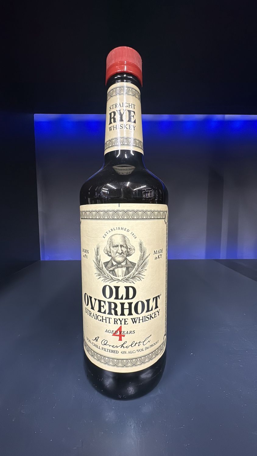 OLD OVERHOLT WSKY RYE 4YR 750ML