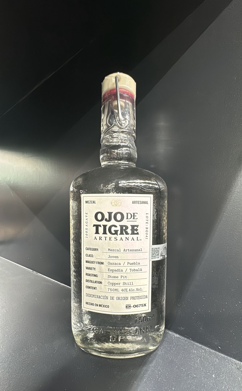OJO DE TIGRE MEZCAL JOVEN 750ML