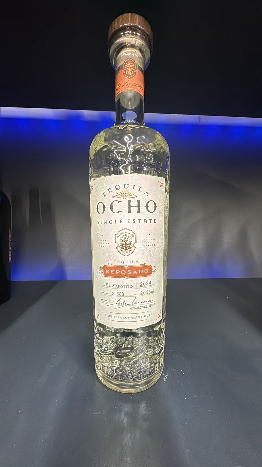 TEQUILA OCHO REPO 750ML