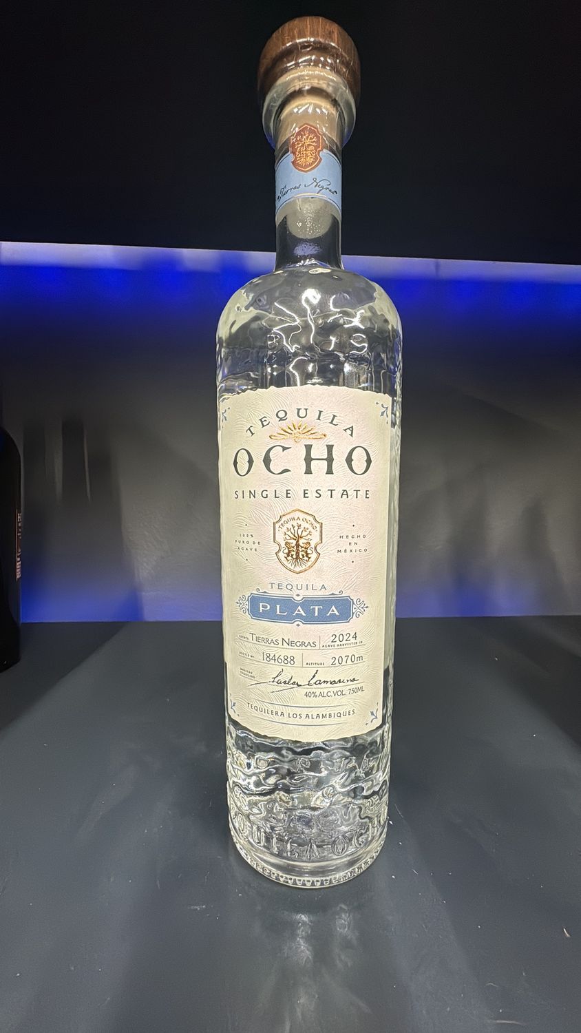 TEQUILA OCHO SILVER 750ML
