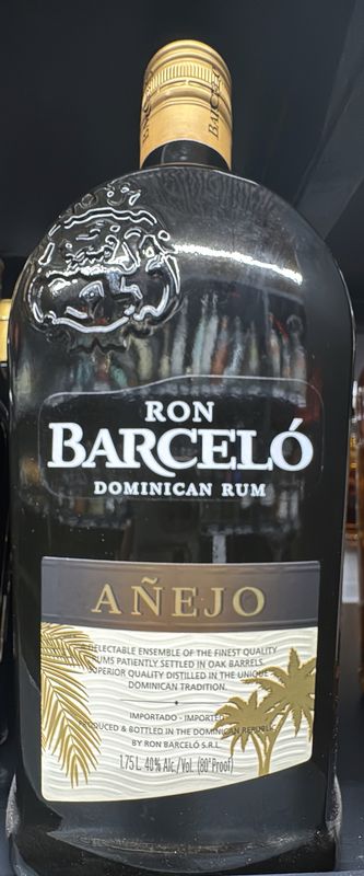 RON BARCELO RUM ANEJO 1.75LT
