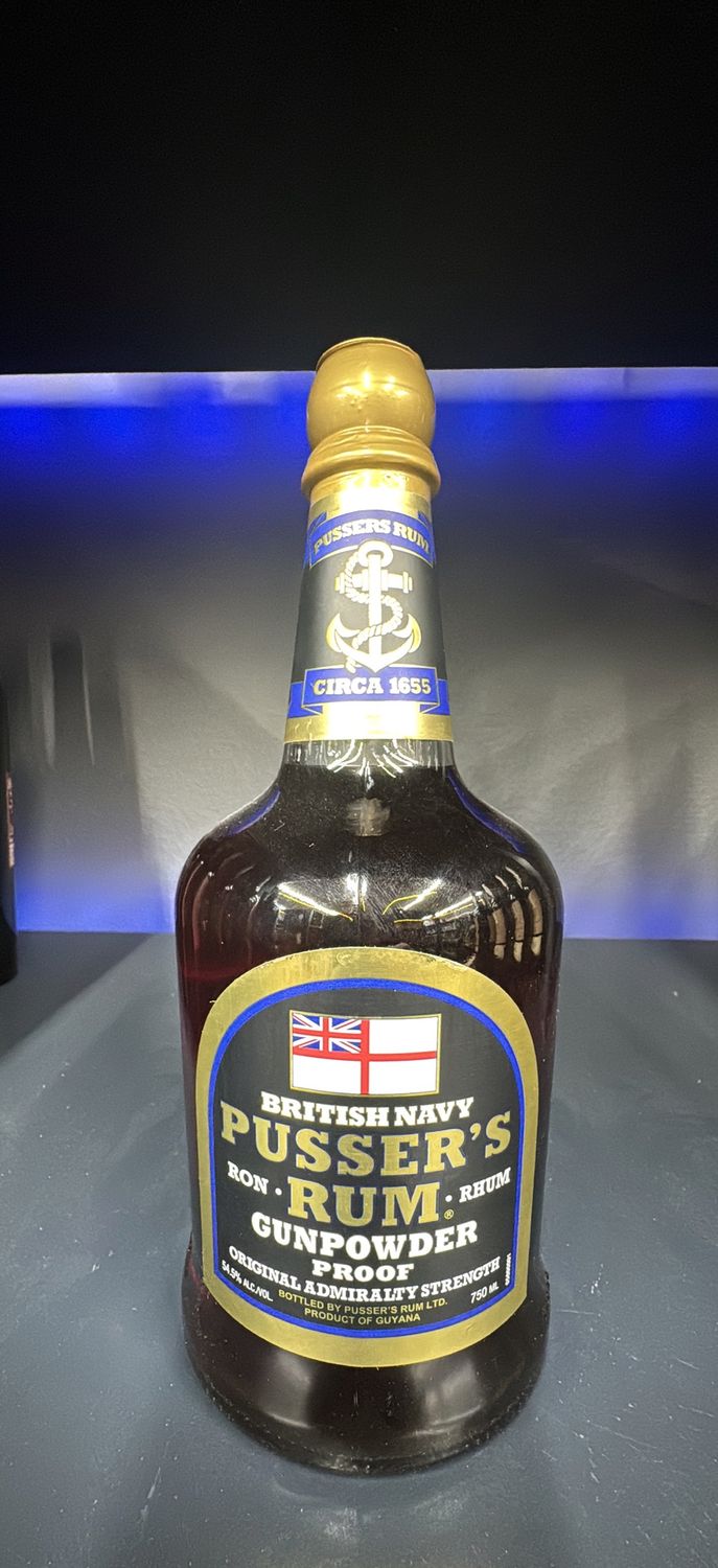 PUSSERS BRITISH NAVY RUM GNPOWDER 109 750ML