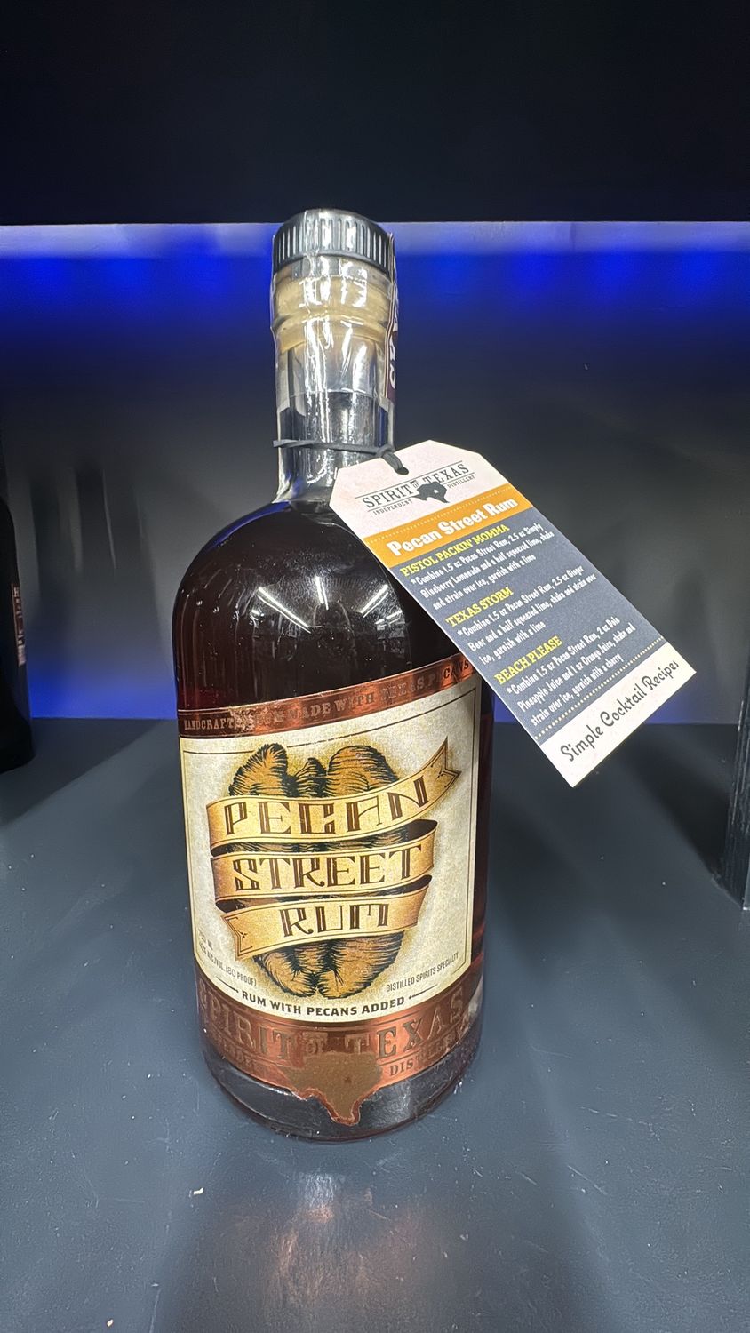 SPIRIT OF TX PECAN ST RUM 750ML