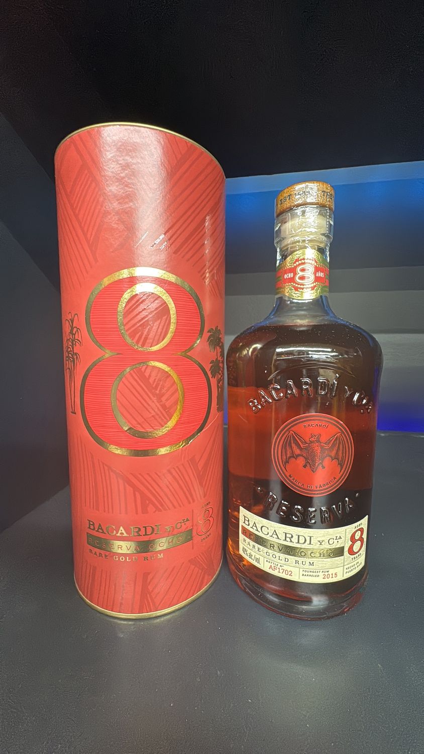 BACARDI RARE GOLD 8YR 750ML