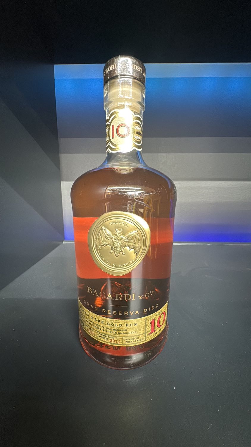 BACARDI RARE GOLD 10YR 750ML