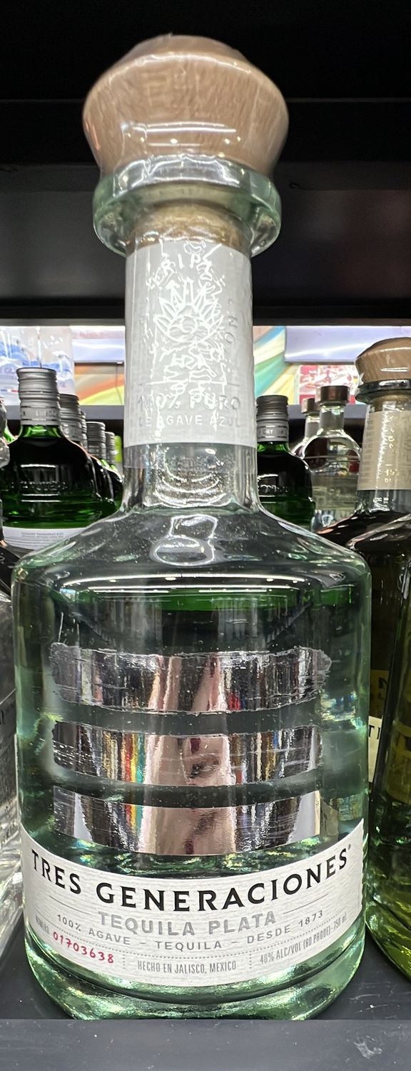 TRES GENERACIONES PLATA 750ML