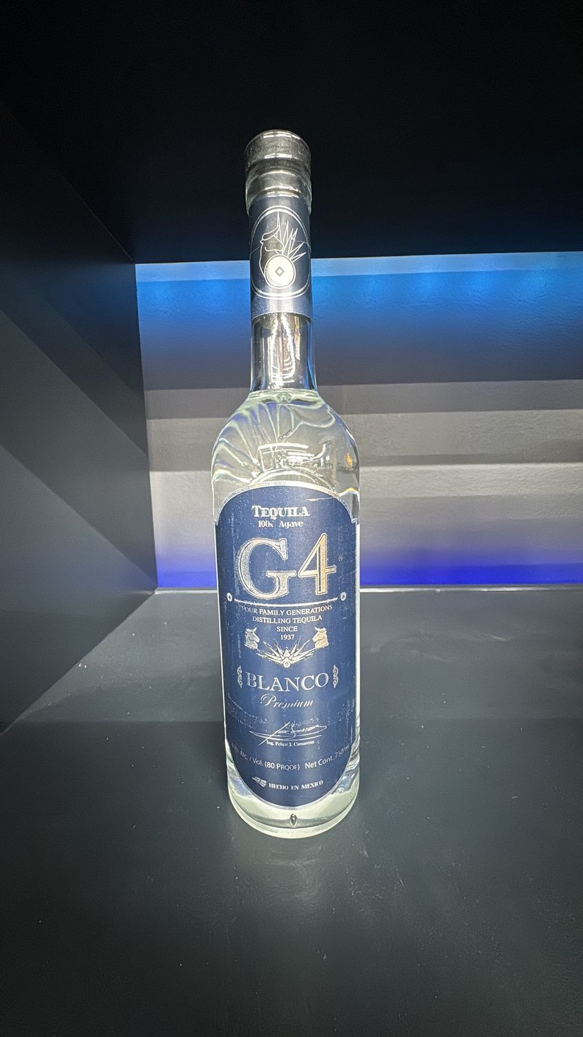 G4 TEQUILA BLANCO 750ML