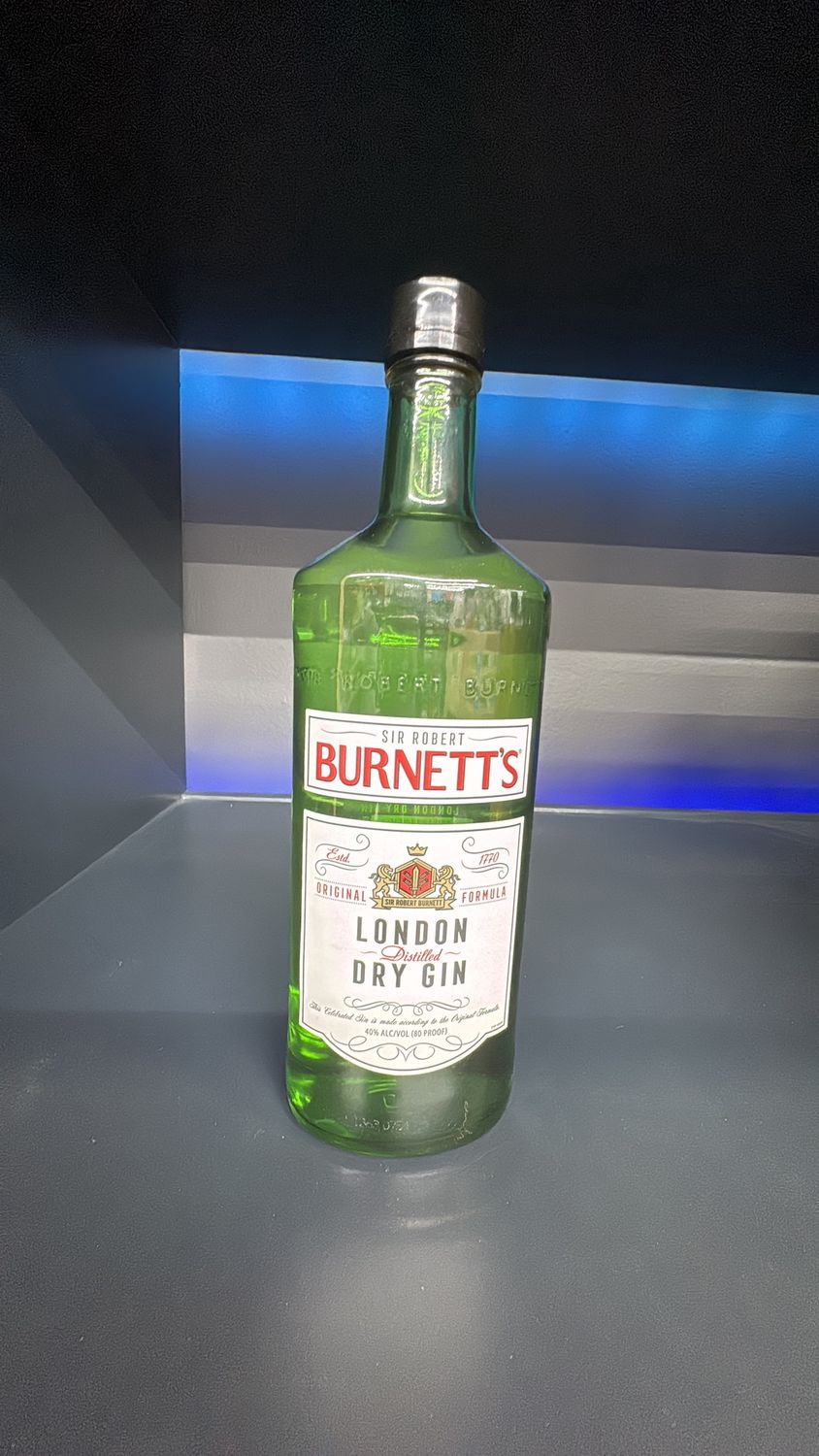 BURNETTS GIN 750ML