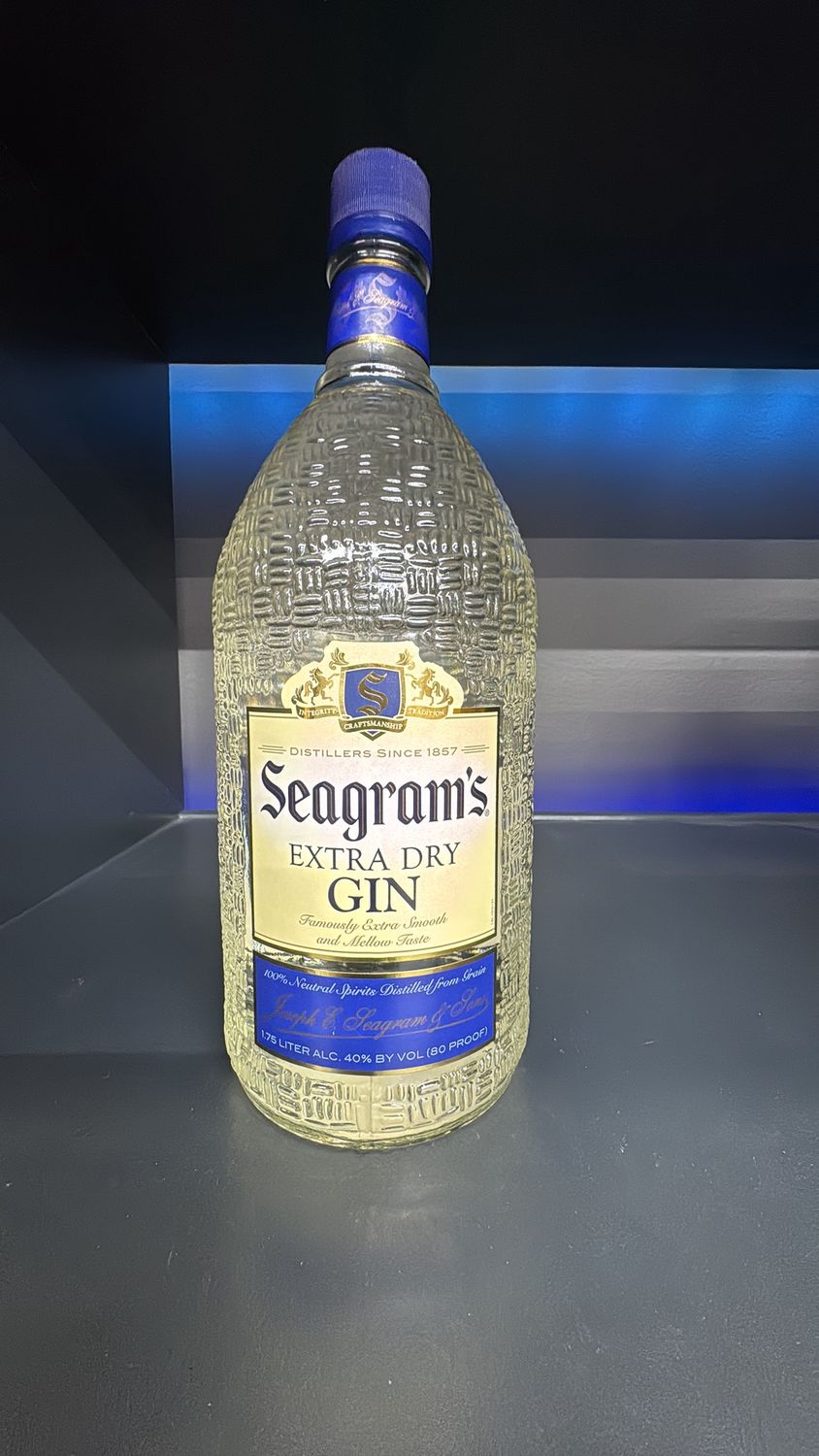 SEAGRAMS EXTRA DRY GIN 1.75L