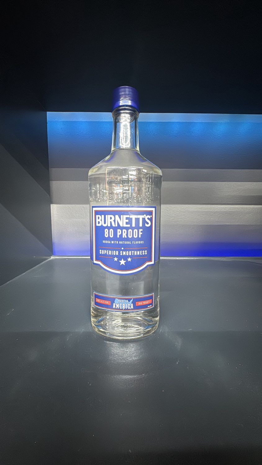 BURNETTS VODKA 750ML