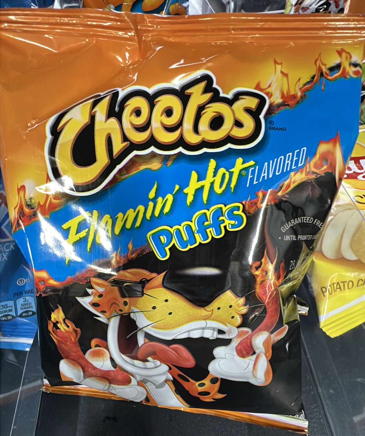 FLAMIN HOT CHEETO PUFFS