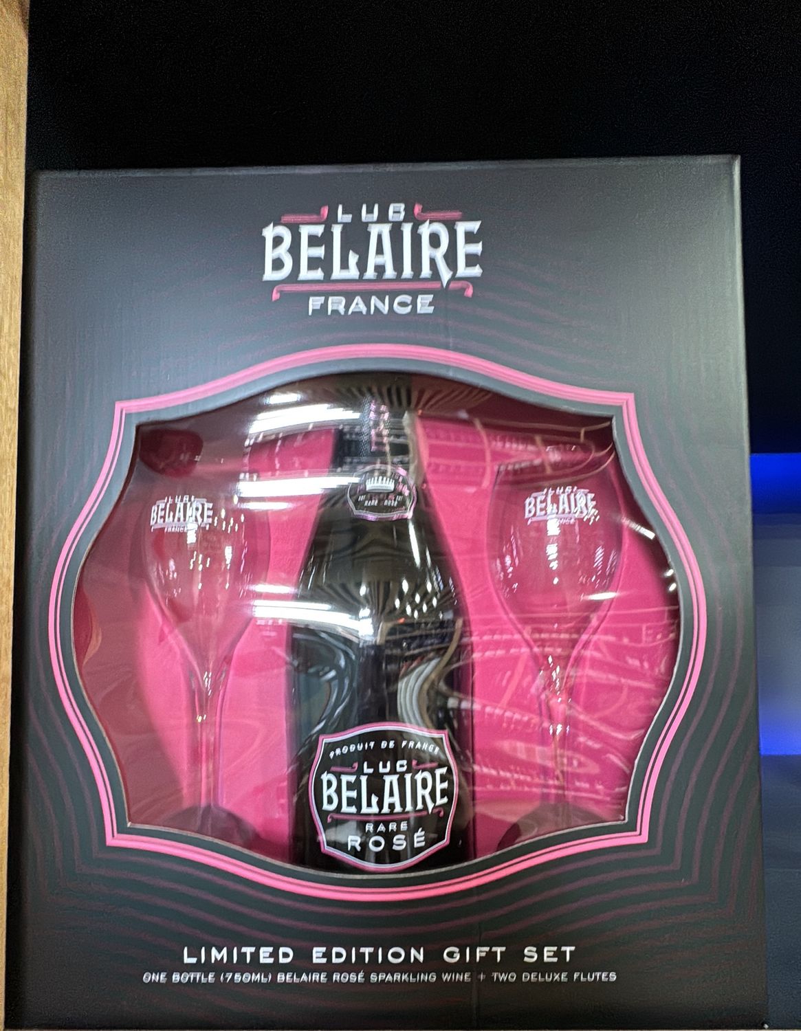 LUC BELAIRE RARE ROSE W/GLASS 750ML