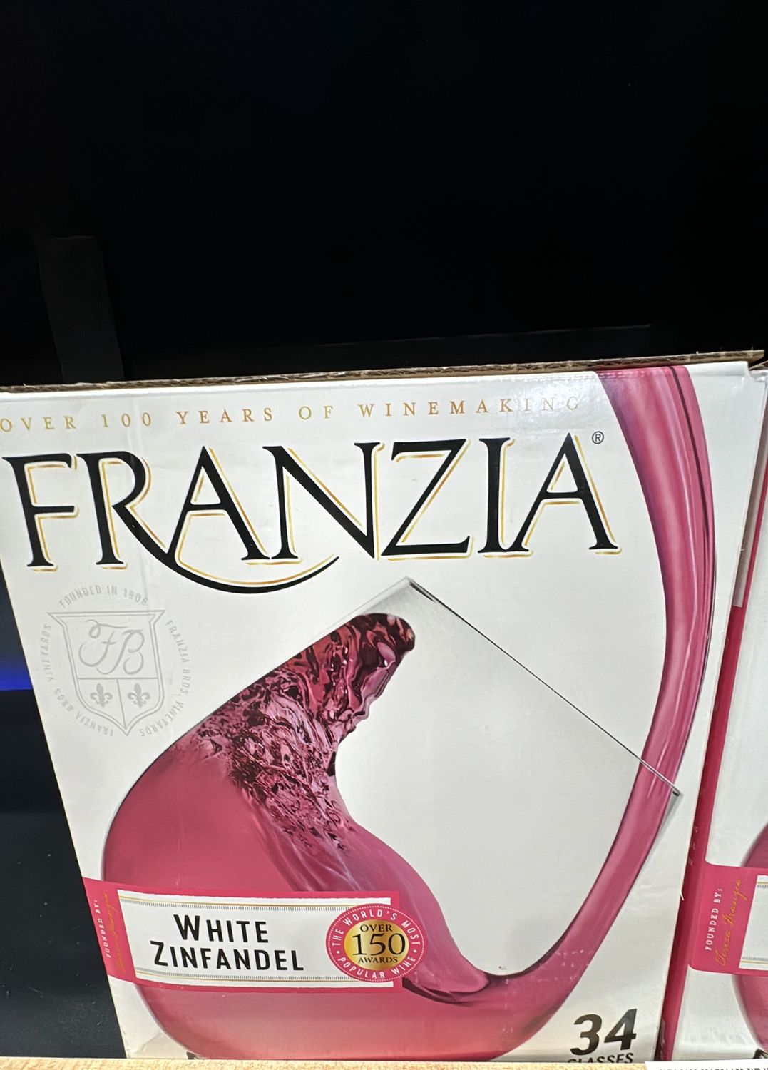 FRANZIA WHITE ZINEFANDEL BIB 5L