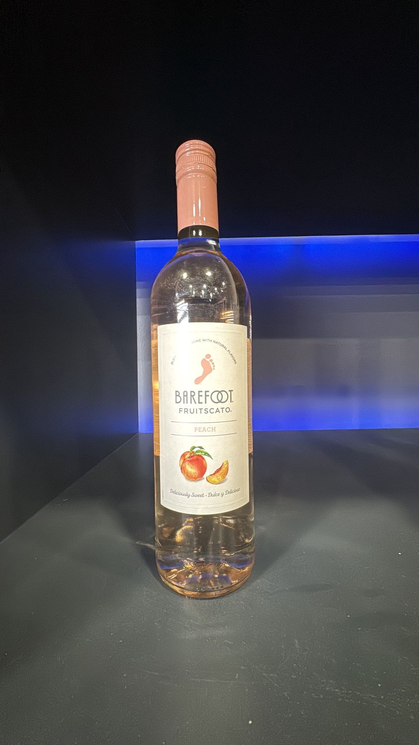 BAREFOOT MOSCATO PEACH 750ML