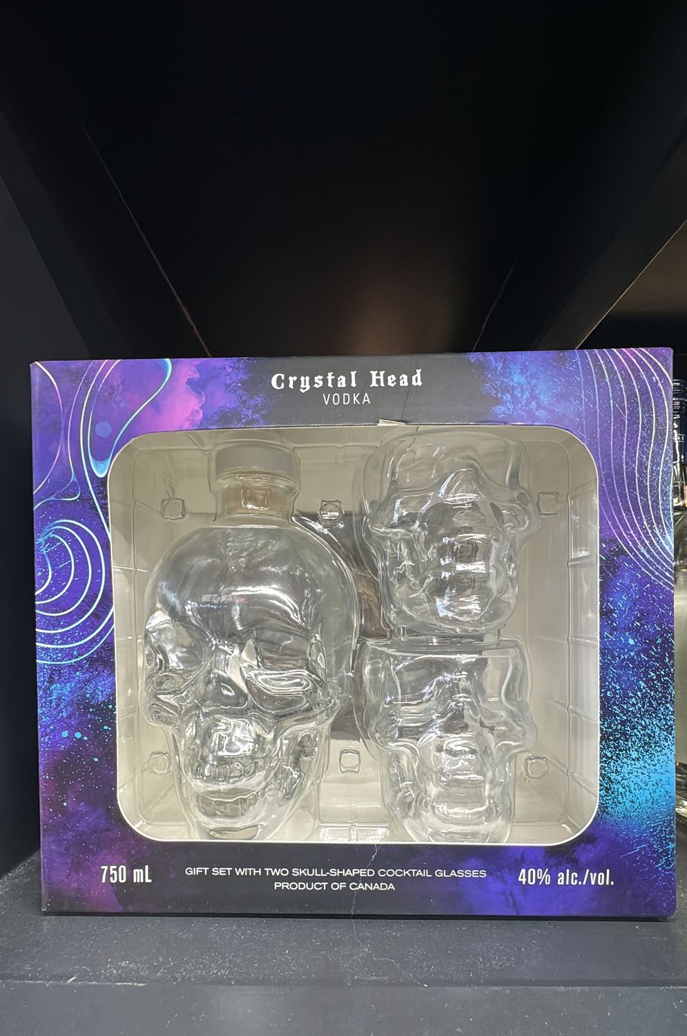 CRYSTAL HEAD VODKA GIFT 750ML