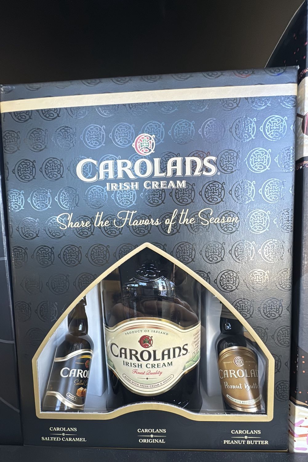 CAROLANS GIFT SET 750ML