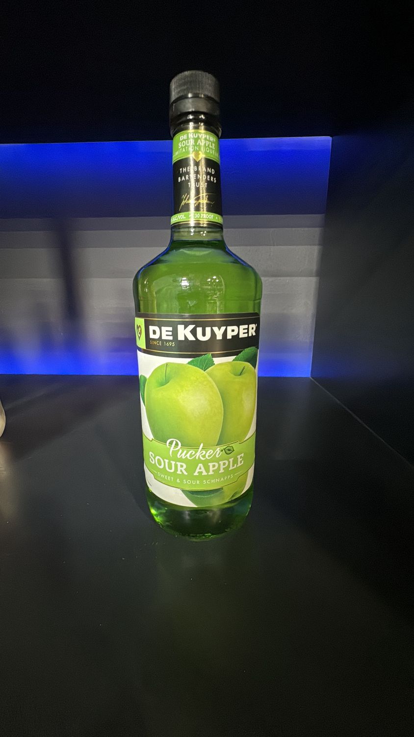 DEKUYPER SOURAPPLE1L