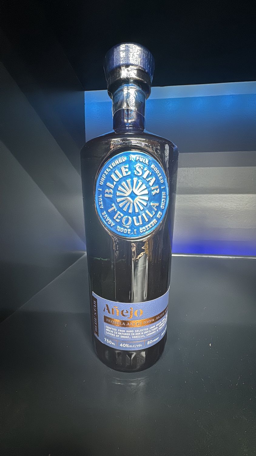BLUE STAR TEQUILA ANEJO 750ML