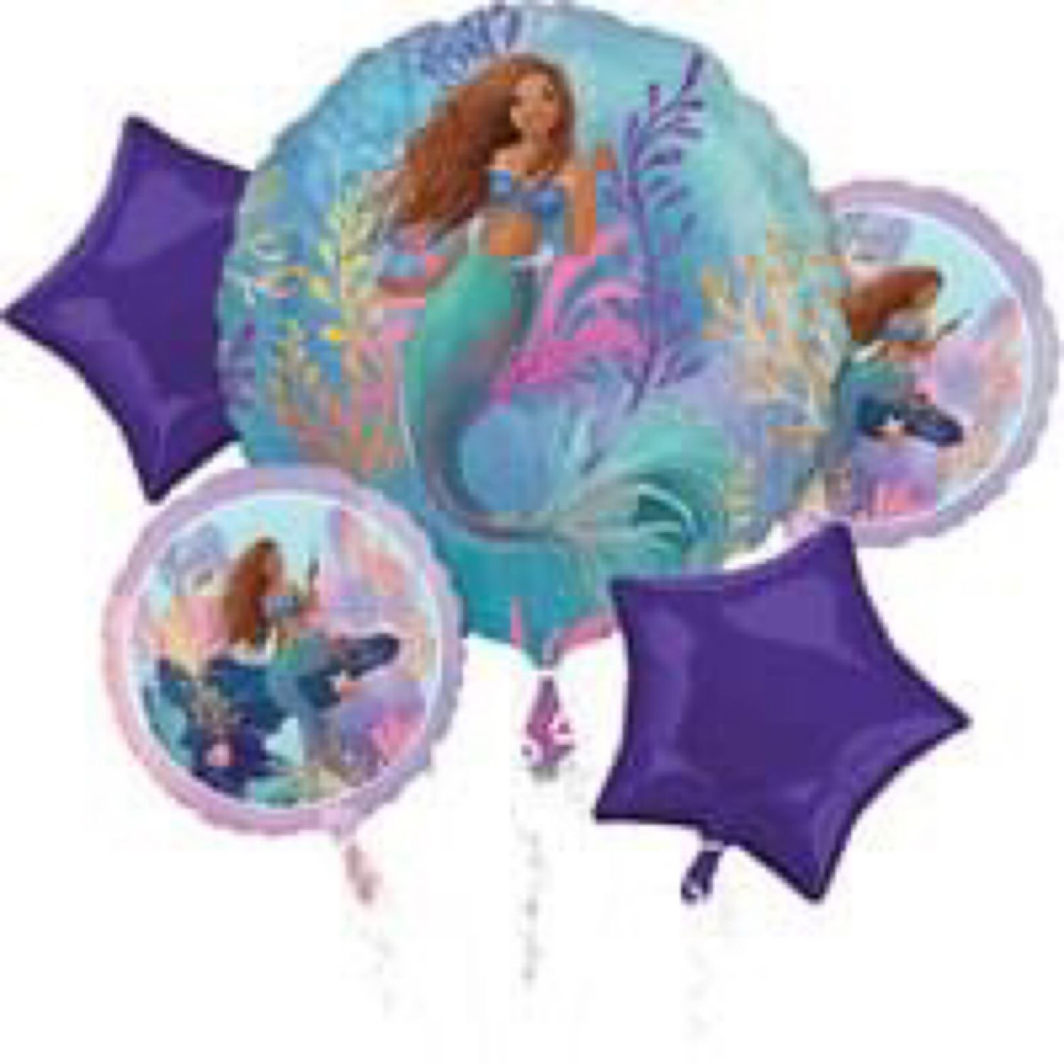 Foil Balloon Bouquet Little Mermaid