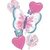 Foil Balloon Bouquet Flutters Happy Birthday