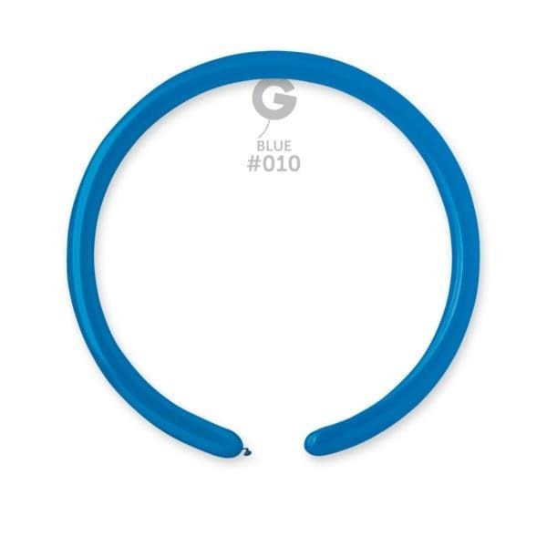 Gemar Standard Blue Latex Balloons #010 1in - 50 pieces