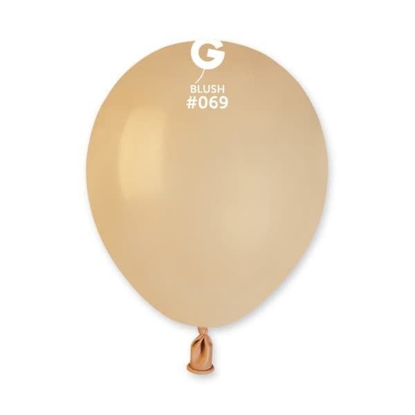 Gemar Standard Blush Latex Balloons #069 5in - 100 pieces
