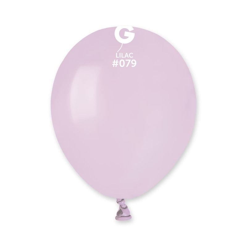 Gemar Standard Lilac Latex Balloons #079 5in - 100 pieces