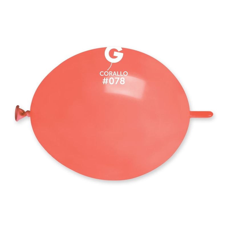 Gemar Standard Corallo Latex Balloons #078 6in - 100 pieces