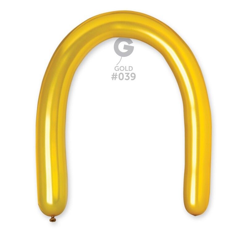 Gemar Metal Gold Latex Balloons #039 3in - 50 pieces