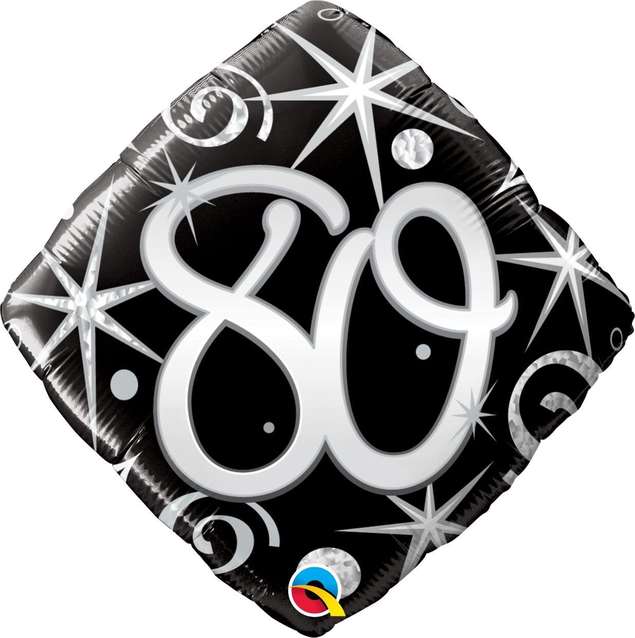 Foil Balloon Elegant Sparkles & Swirls Diamond 18in