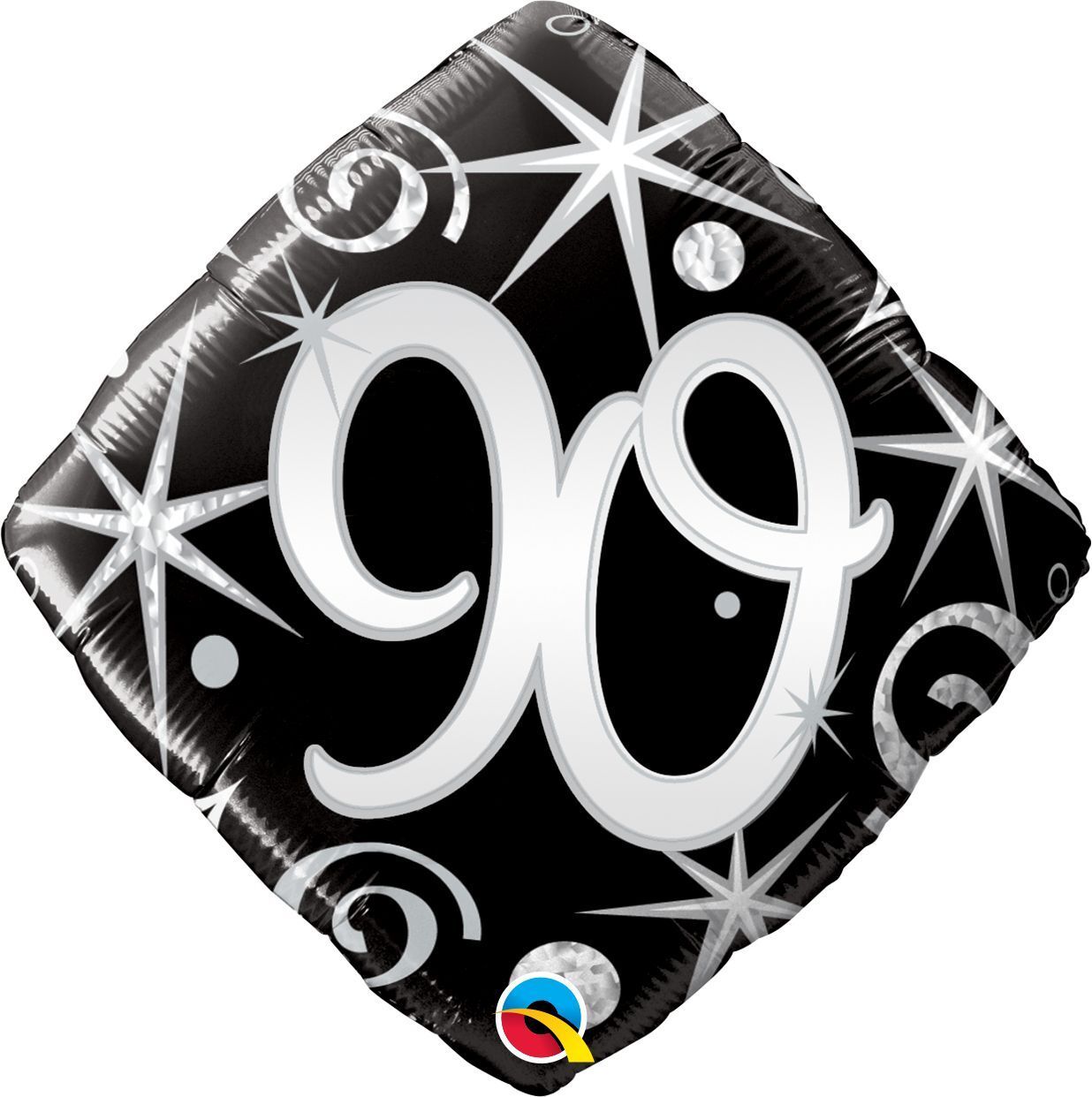 Foil Balloon Elegant Sparkles & Swirls Diamond 18in