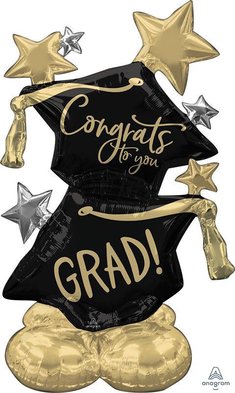 Foil Balloon Airloonz Congrats to You Grad 51in