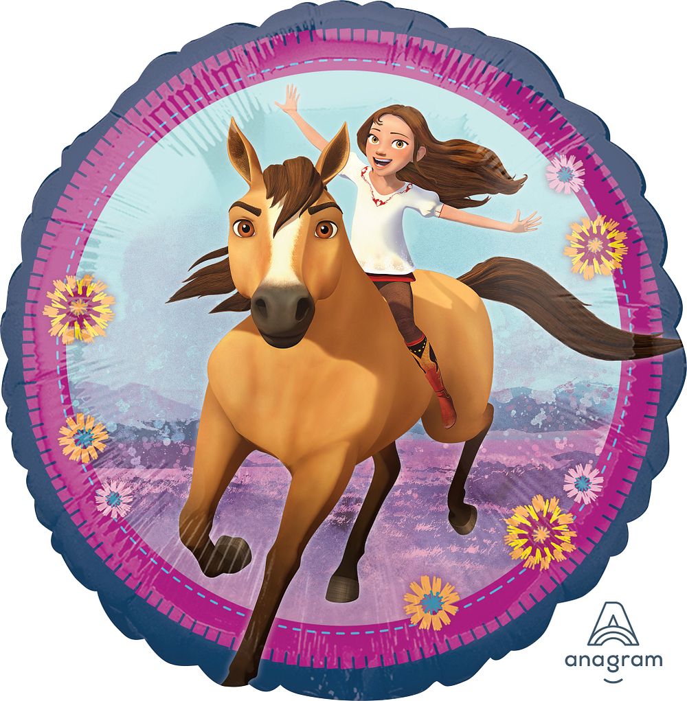 Foil Balloon Spirit: Stallion of the Cimarron 18in
