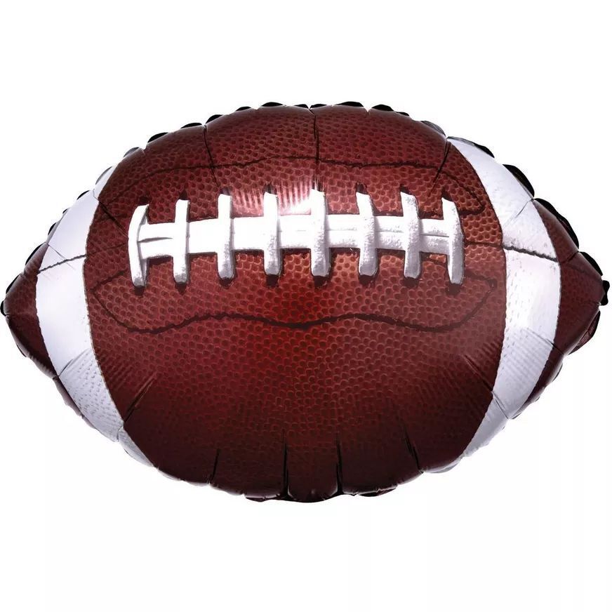 Foil Balloon Game Time Football Super Shape