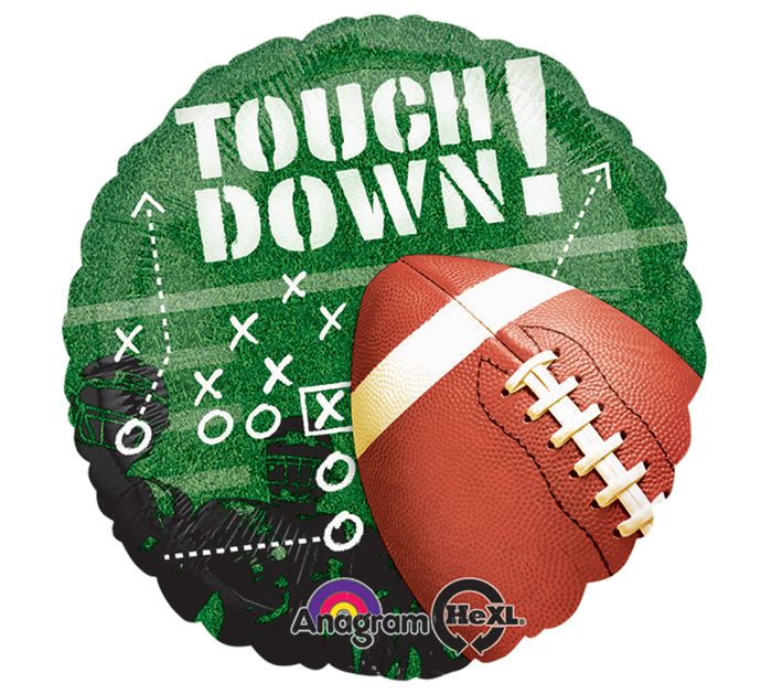 Foil Balloon Football Frenzy 18in