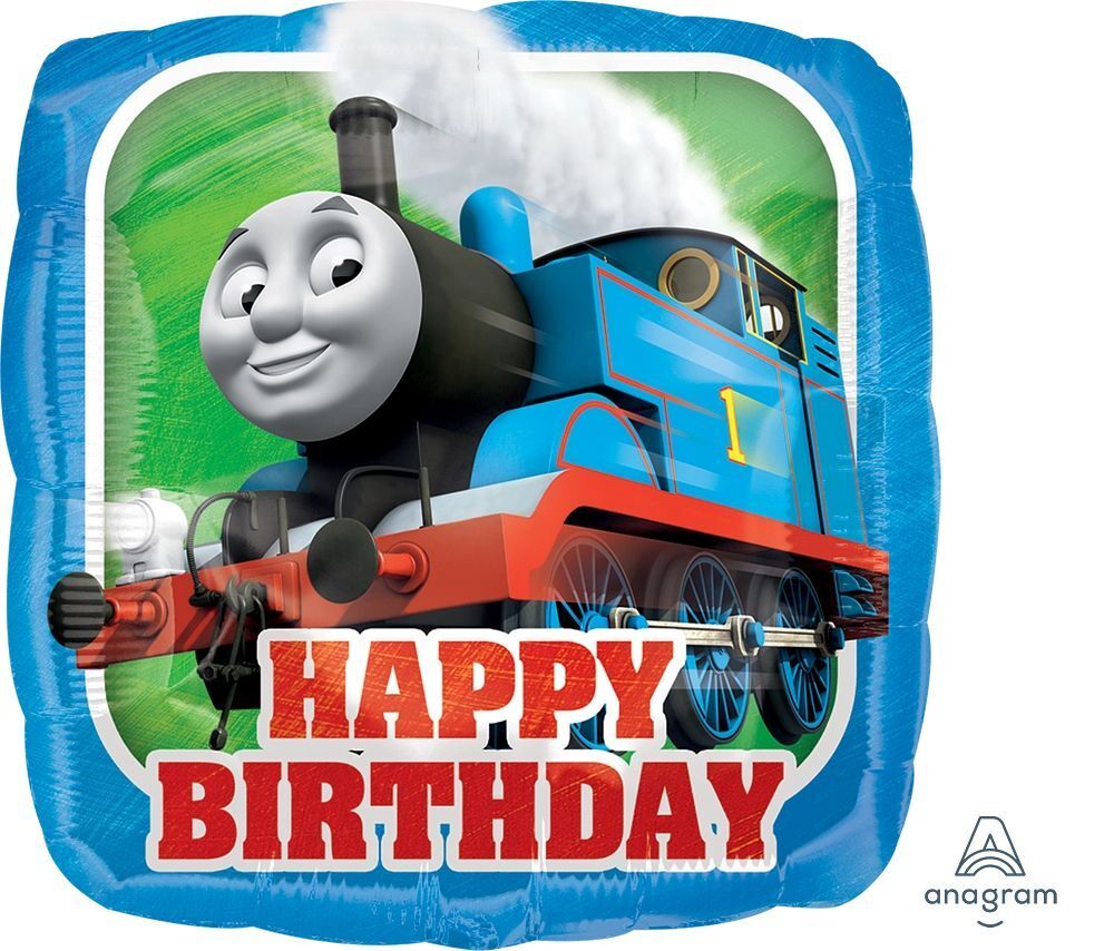 Foil Balloon Thomas The Tank Engine Birthday 18in