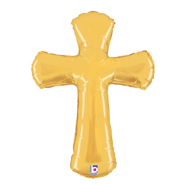 Foil Balloon Cross Shape 44in