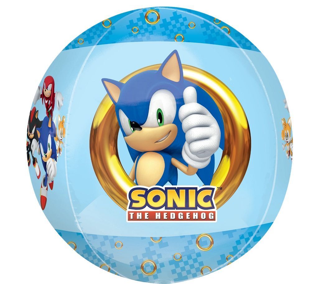Foil Balloon Orbz Sonic The Hedgehog 2 Orbz 15in