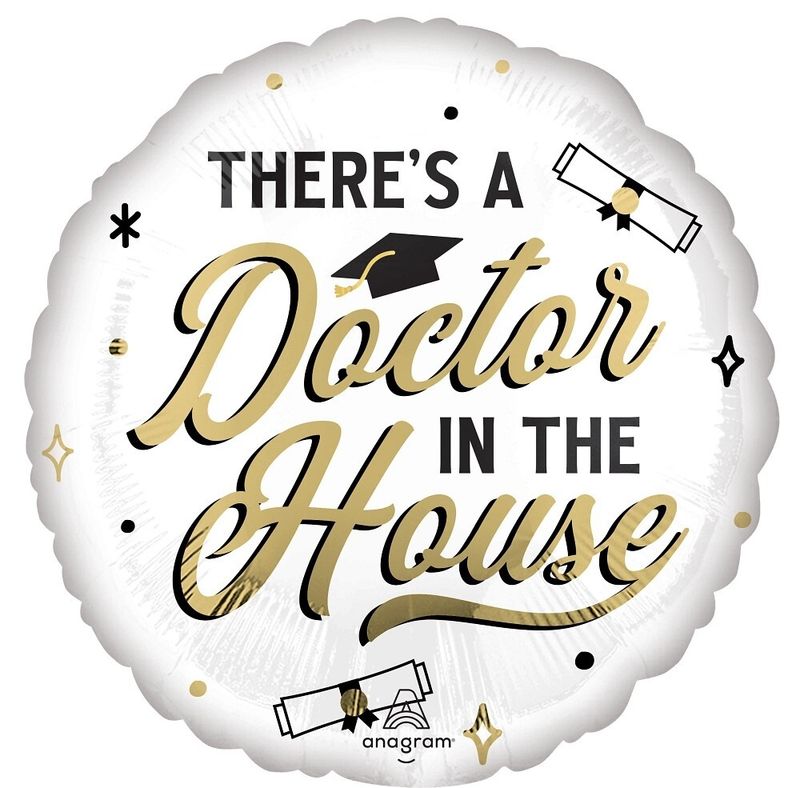 Foil Balloon Round Doctor In The House HX  18in