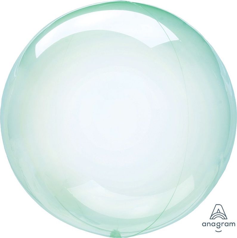 Foil Balloon Bubble Crystal Clearz Petite Green 10in
